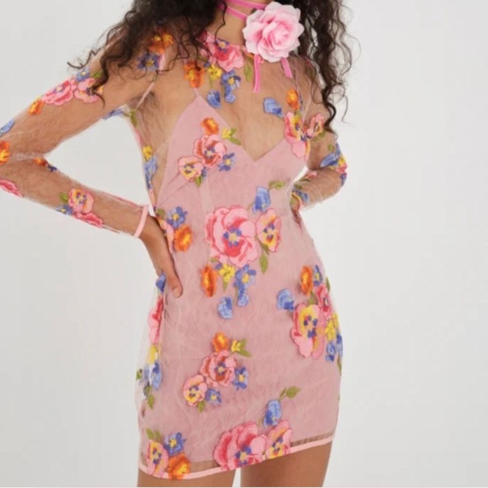 FOR LOVE & LEMONS PERCY MINI DRESS
